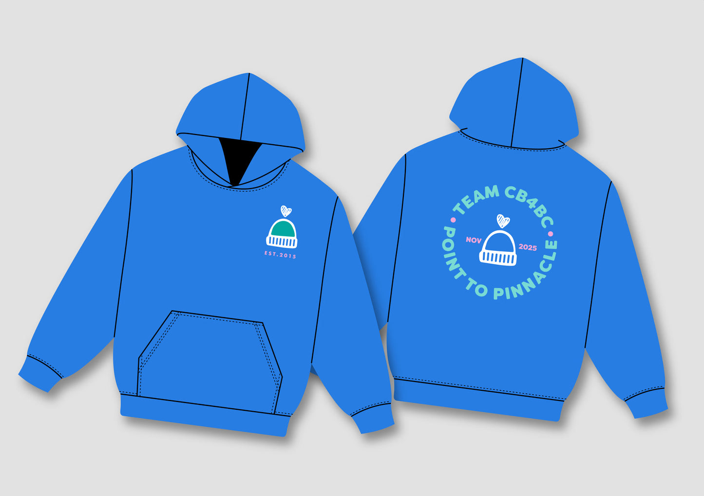 Unisex Blue Hoodie 2025
