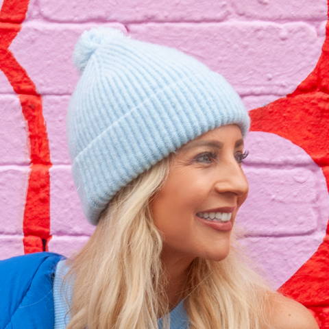 Ladies Beanie - Ice Blue